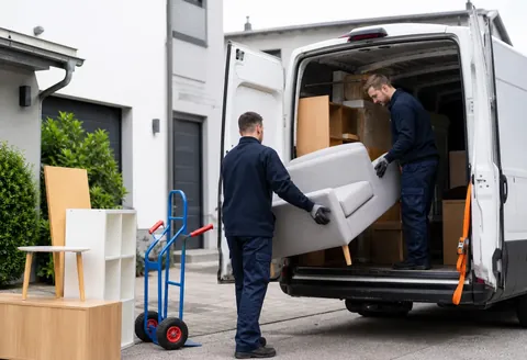 Abtransport von aussortierten Gegenst&auml;nden